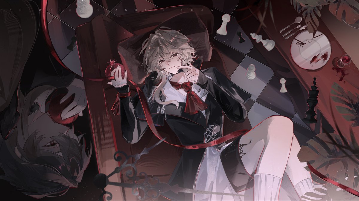 _Ashlie_Chan_'s tweet photo. Morning 🍷
#OC https://t.co/cgP3IgwmBw