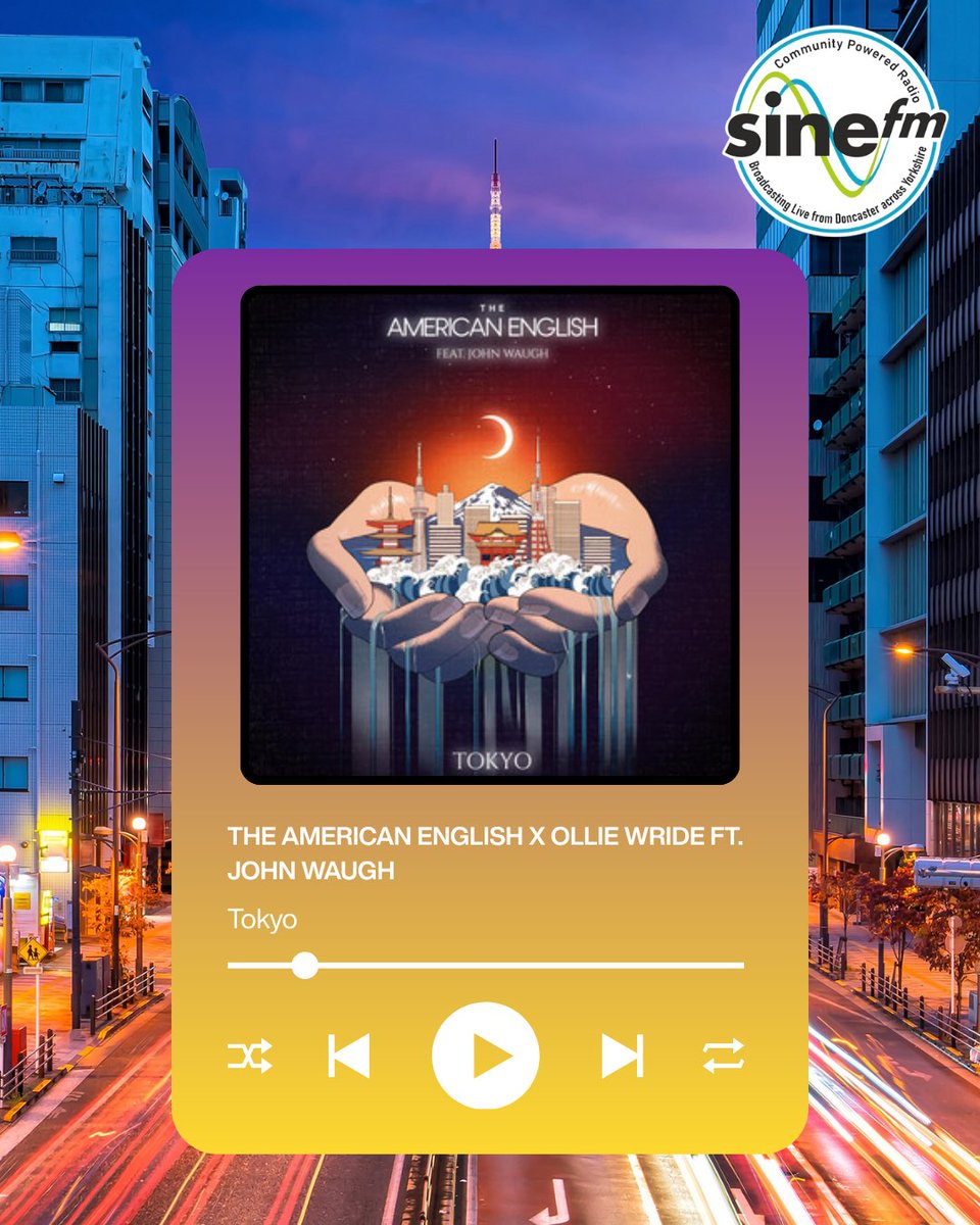 SineFM's tweet photo. 🎵 Track of the Week 🎵

This week we're spinning Tokyo by @TheAEOfficial, @OllieWride &amp; @jwaughsaxophone. Perfect for late-night listening.

Artists - Upload your music and get played on the radio - https://t.co/DIz26N4TpV

#TrackOfTheWeek #Synthwave #OllieWride #SineFM https://t.co/HLvZ9fXpt9