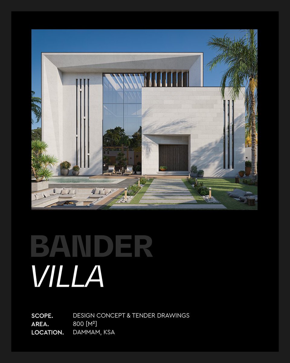 RalPlus's tweet photo. The minimalist facade request of Bander Villa was not a barrier it became our frame that perfectly matched with Al Dammam's aesthetic.— https://t.co/JJLC52zgKR