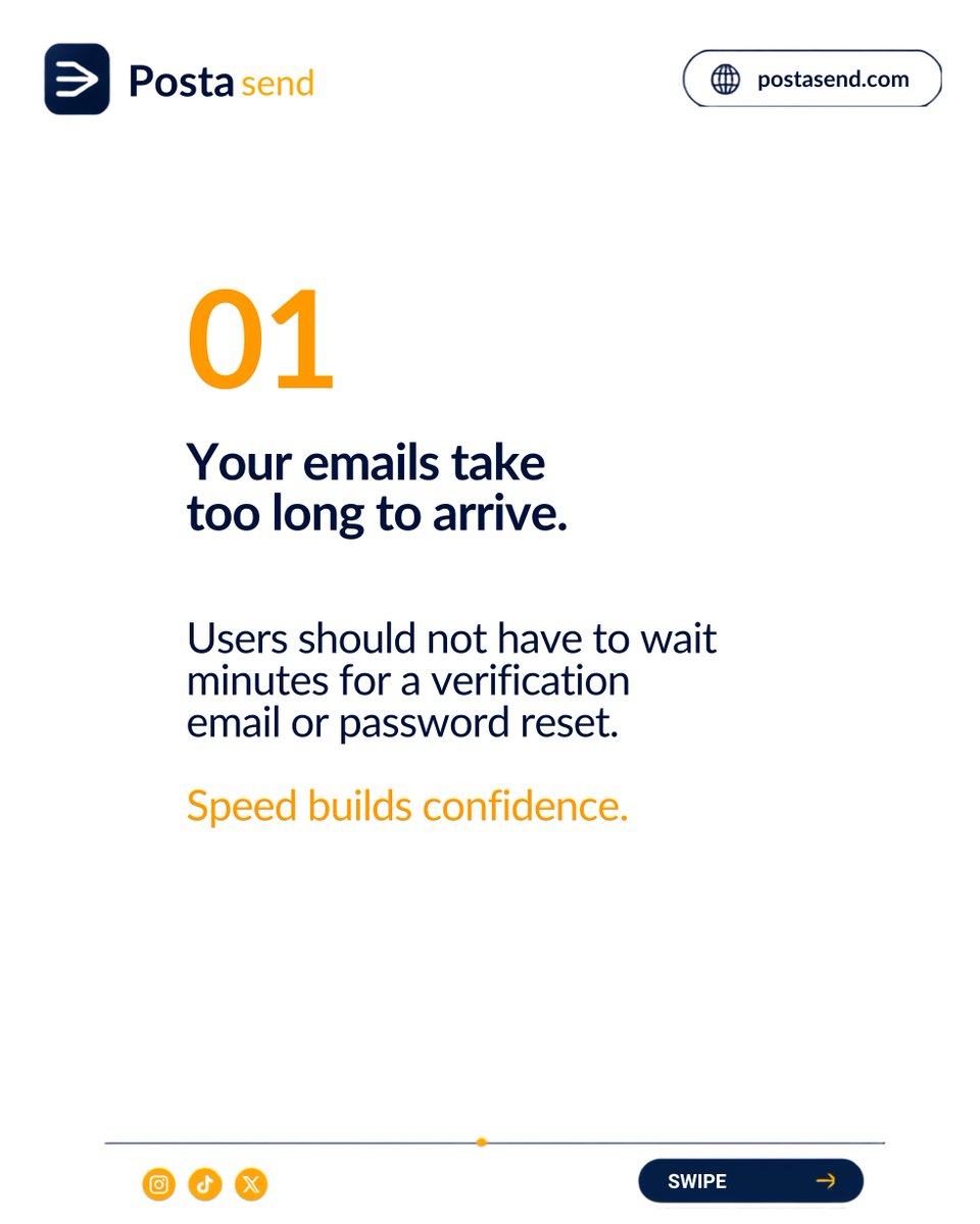 postasend's tweet photo. Growing products need email infrastructure that can keep up.

If your current setup is slowing you down, it may be time for an upgrade.

With PostaSend, you get reliable inbox delivery, easy integration, and startup friendly pricing all built to scale with your growth. https://t.co/vnKKXglOsA