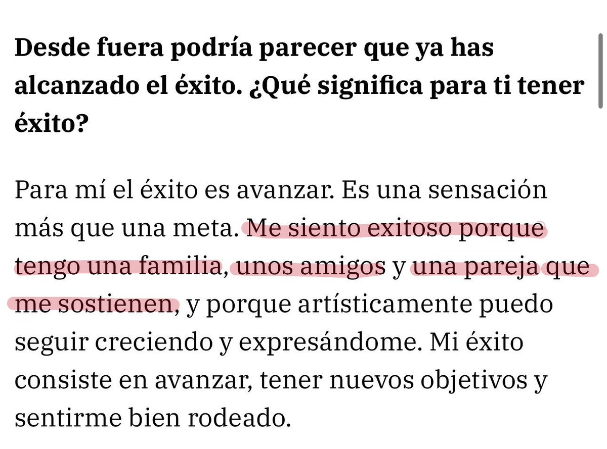 40sbonet's tweet photo. "Me siento exitoso porque tengo una familia, unos amigos y una pareja que me sostienen" ❤️‍🩹 https://t.co/vAXWKDdn2U