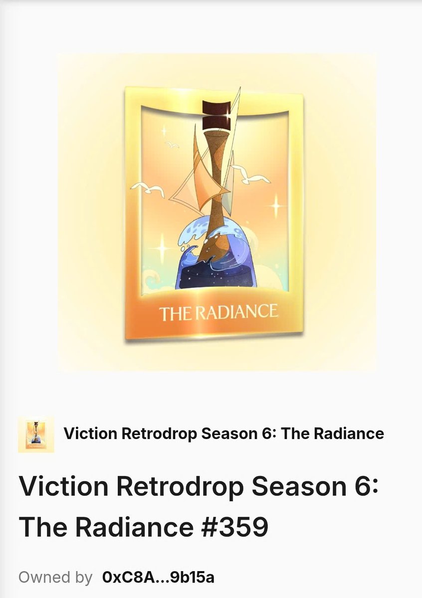 locmaha's tweet photo. After months of participating in Coin98 and Viction events, I've finally received my RetroDrop Season 6 reward.
@IPC_OG @0xTPN281  @CongthanhPham5 
Thank you @coin98_wallet  and @BuildOnViction  @Frontier_DAO !

- Vault https://t.co/C8QOxeuF9B
- Retrodrop link: https://t.co/VYmhPiwlQp

#viction #retrodrop #coin98 #blockchain #crypto #Web3‌‌