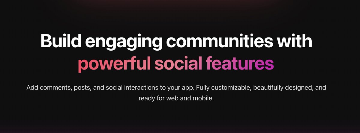 takumicodes's tweet photo. Your users want to interact. Your roadmap doesn't have weeks to spare.

Auth, moderation, notifications, cross-platform — that's weeks of work you don't need.

GossipStack is a drop-in SDK for a full social layer. Native on iOS, Android, and web. Fully customizable.

Stop building infrastructure. Start building community.

👉 @gossipstack

#devtools