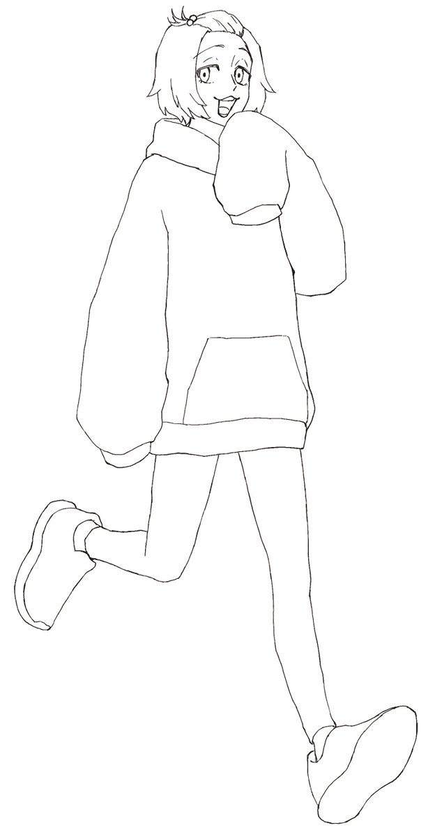 muchouseibun's tweet photo. よいこのぬりえ(探索者立ち絵編①)　今ならこれから動かす探索者の線画もあるよ　ちなみにVOID探索者くんの制服？にはバッジがあるけど線画はないよ https://t.co/vAAFan80HF
