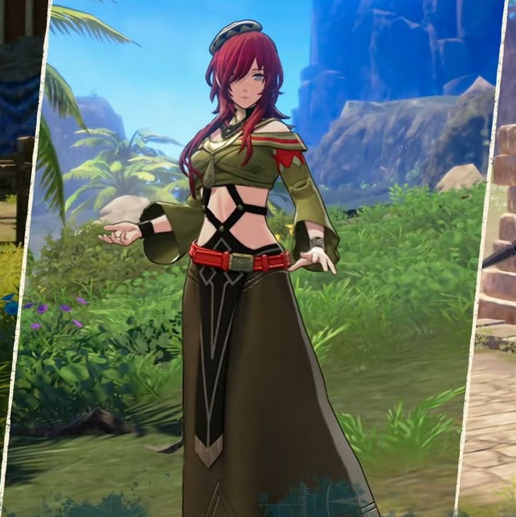 Rainbowdonkee's tweet photo. Dante is her name and she's literally so pretty!!!! 
Love her hair and face!
#FEFW #FireEmblem https://t.co/24qtkrajIT