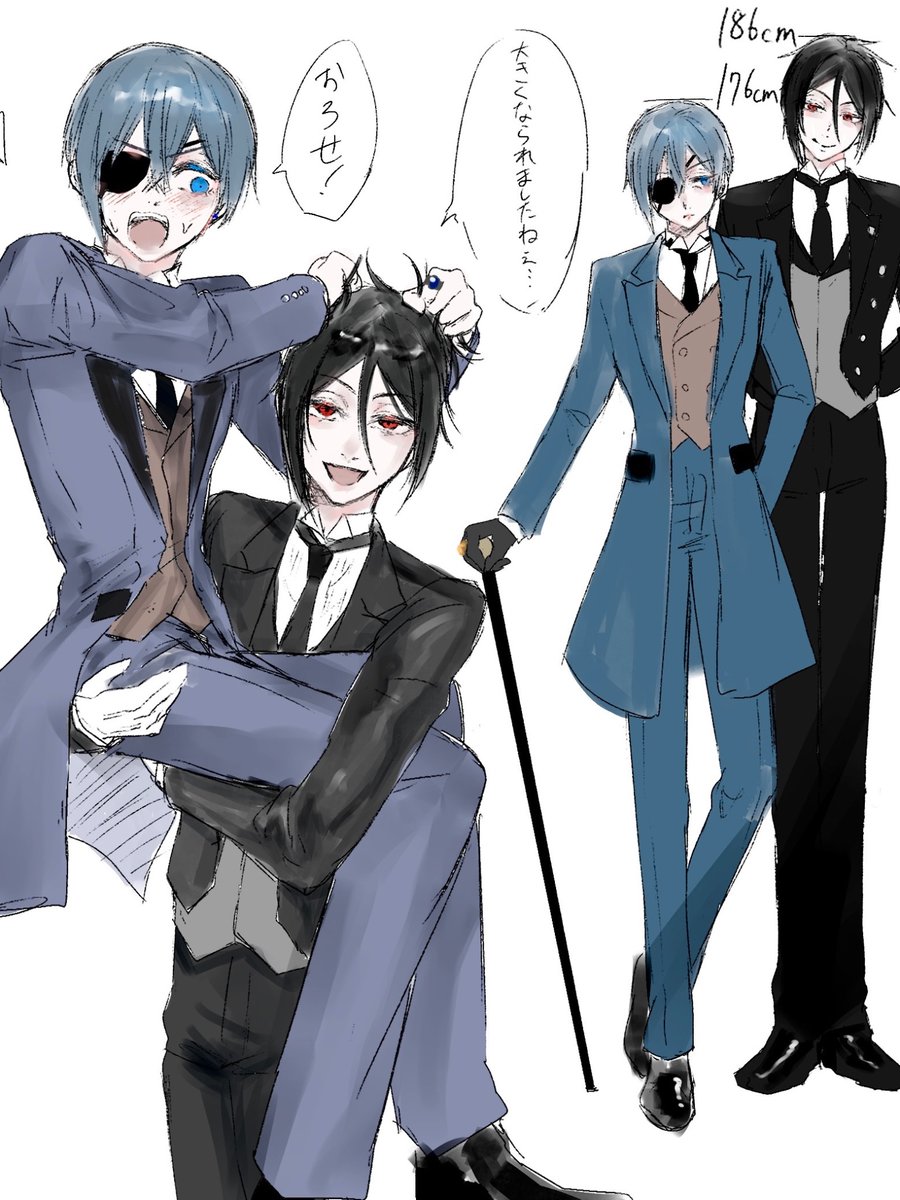 caru_sbc's tweet photo. セバスが坊ちゃんを旦那様呼びする未来あまりにもメロく眩しいだろ https://t.co/vKXMRxv04Z