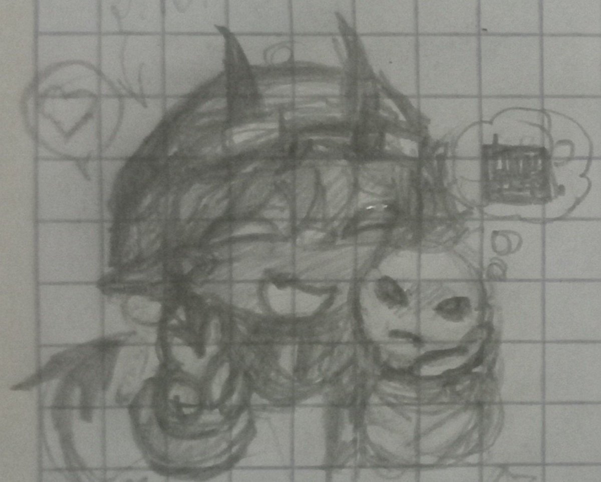 Obsidian_Ironik's tweet photo. Un boceto random de mi OC (que se parece a Twixxel) con #verity . https://t.co/BoA67T7hRV