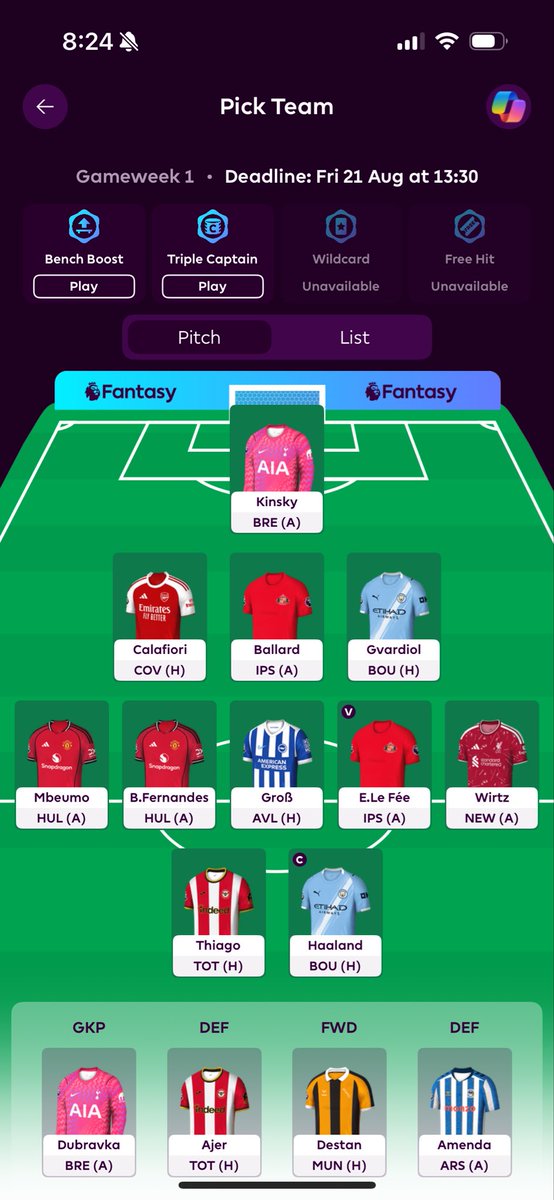 Rafaeldv7dyp's tweet photo. @FPLPapa Thoughts? https://t.co/aAWnkoFuHv