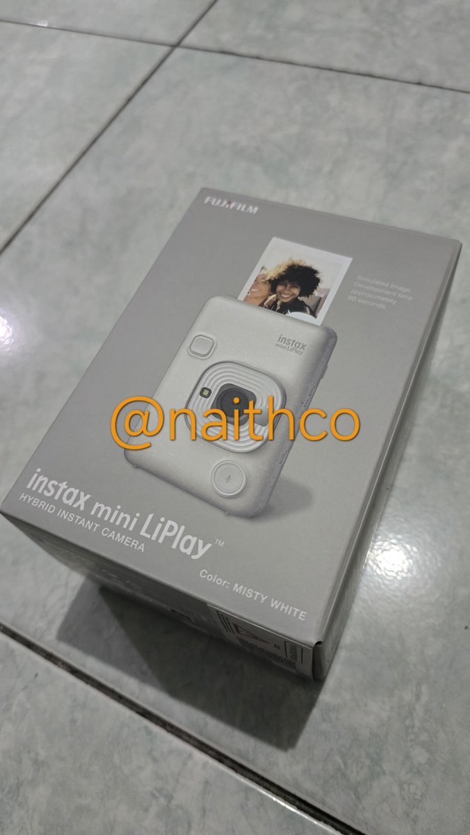 NaithCo's tweet photo. WTS
Instax Mini LiPlay warna putih / white
condition : New (dibuka hanya untuk cek kondisi unit aja)
butuh info lebih lanjut boleh by chat ya

Price 1,75 Jt ajaa ✨️ https://t.co/8iFjkzEMZu