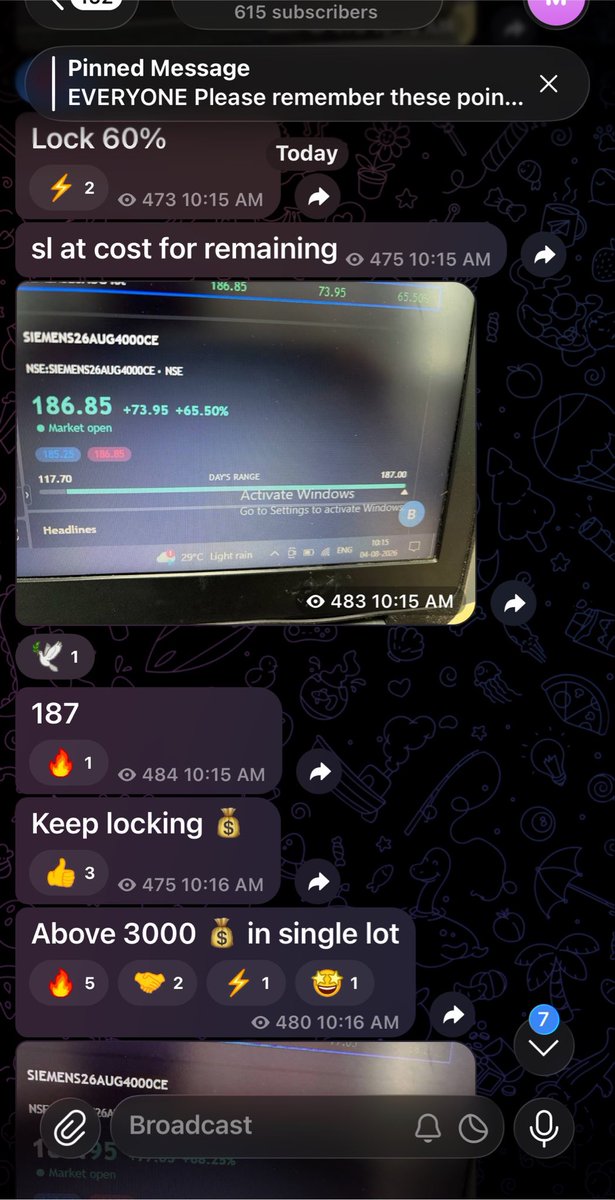 Paras0006's tweet photo. Intraday stock option siemens
Above 4000 💰 in single lot 
170-202
#Nifty #Nifty50 #NiftyBank #OptionBuying #TradingView #TraderCommunity
#TradersTrust #StockMarketIndia
#IndianStockMarket https://t.co/YFogUrHht6