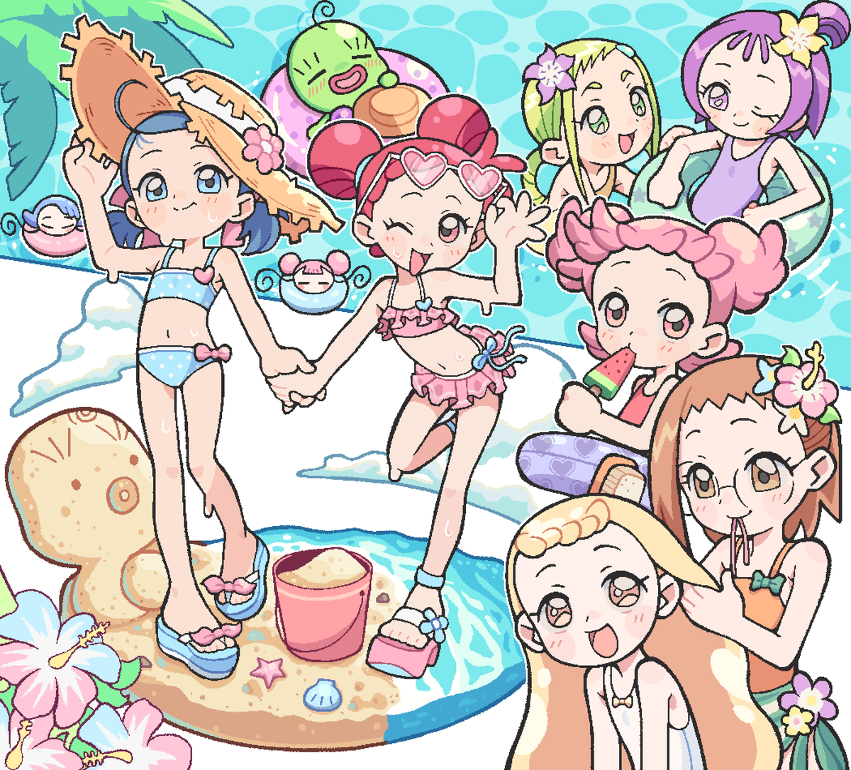 castussan's tweet photo. おジャ魔女の夏🏖️ https://t.co/rKvTDLjtIP