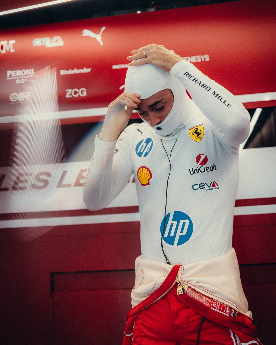 ScuderiaFerrari's tweet photo. Same Charles 🔛 two modes 😜 https://t.co/jftejxy5fF