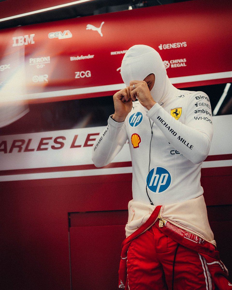 ScuderiaFerrari's tweet photo. Same Charles 🔛 two modes 😜 https://t.co/jftejxy5fF