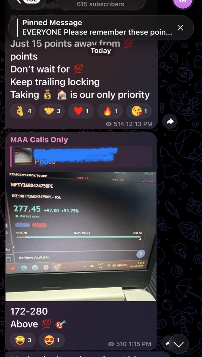 Paras0006's tweet photo. Nifty PE option from 172 to 305
Above 7000 💰 in single lot
#Nifty #Nifty50 #NiftyBank #OptionBuying #TradingView #TraderCommunity
#TradersTrust #StockMarketIndia
#IndianStockMarket https://t.co/9Uf6839QLK