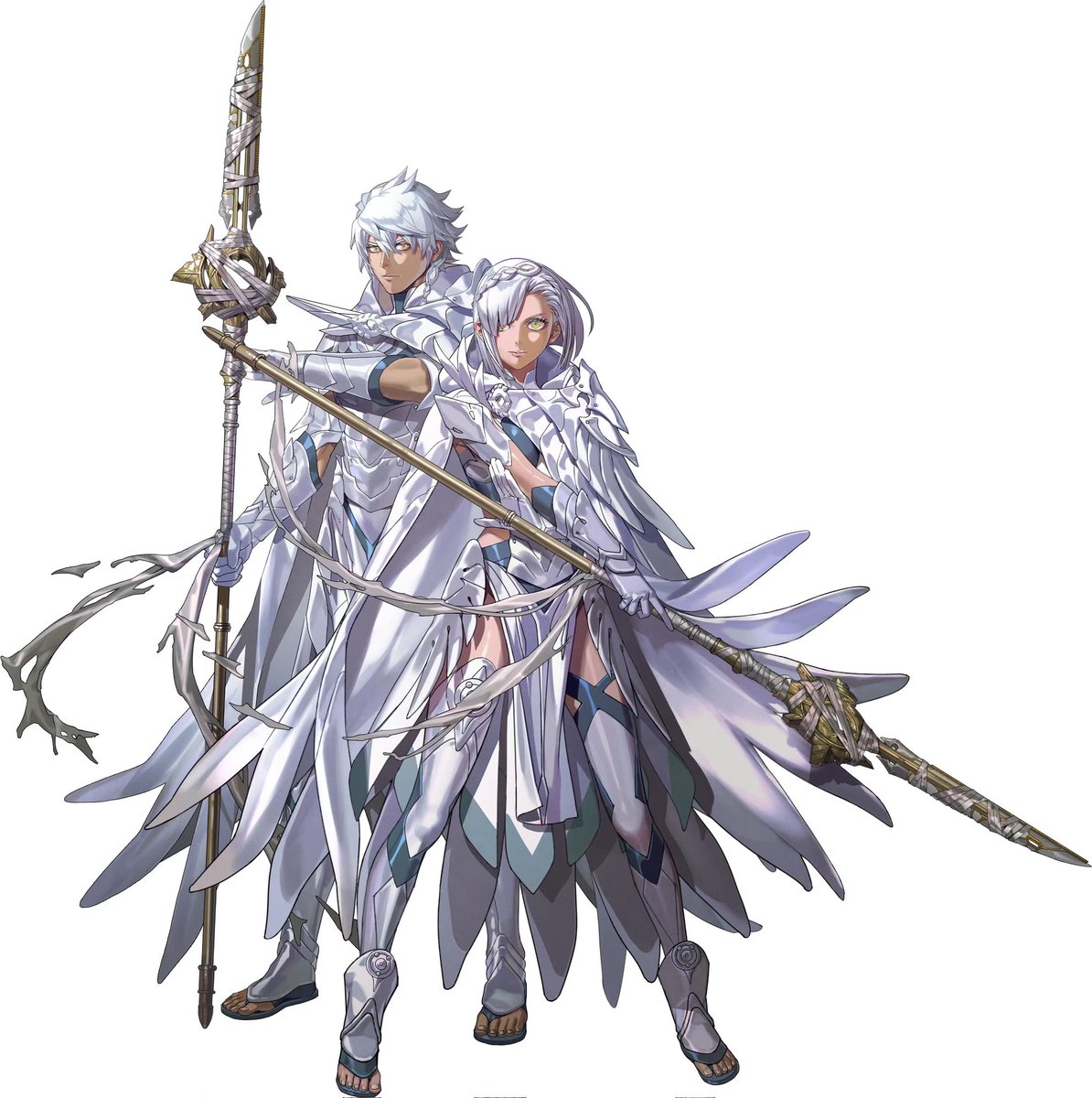 Rainbowdonkee's tweet photo. New art for Eshmel our new Avatar Protagonist for Fire Emblem Fortune's Weave!
I think both of them look really cool but F!Eshmel hair is beautiful!! 
Cant wait to learn more about them!
#FEFW #FireEmblem #FE18 #FireEmblemFortunesWeave https://t.co/uWGJmkZSFD