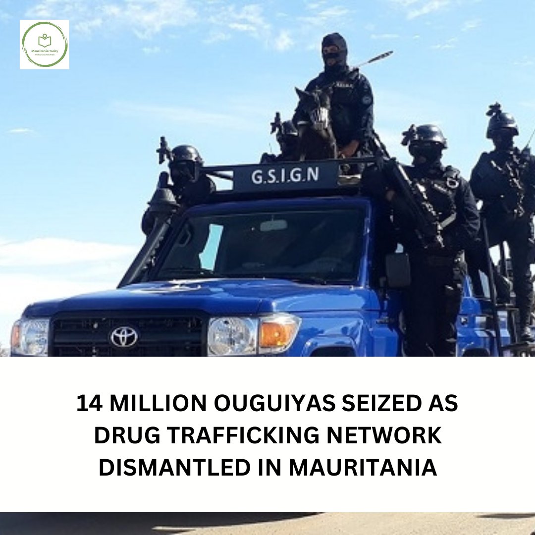 MauritaniaToday's tweet photo. The operation resulted also in the seizure of 7.5 kilograms of cannabis resin (hashish), 1.349 kilograms of high-purity cocaine, and 3,200 psychotropic pills, including pregabalin and ecstasy tablets.
#mauritania #موريتانيا #mauritanie
#gendarmerie https://t.co/NcOHhAujV6