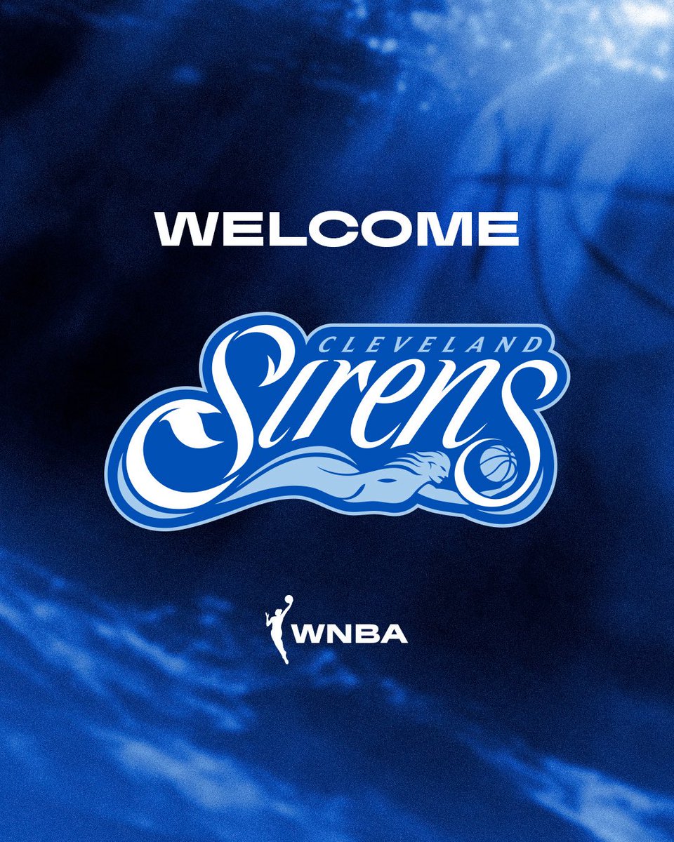 WNBA's tweet photo. Welcome, Cleveland Sirens! @clevelandwnba https://t.co/JJicznmgYw