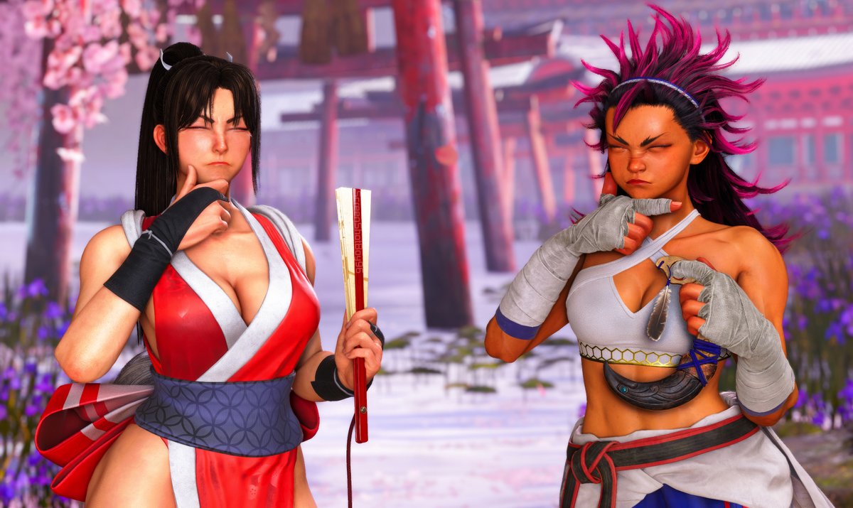 SCBoy1996's tweet photo. #MaiShiranui #Yasmine #StreetFighter6 #SF6 https://t.co/USjTTXtFic