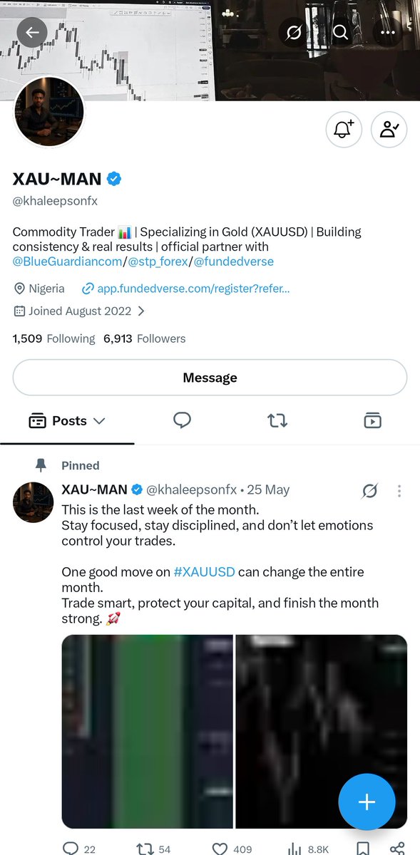 carltemples's tweet photo. @khaleepsonfx @BlueberryFunded @BBFAffiliates @Aleeyou_Jr_ @SarkiTutorial @ISP_TRADER @ZenithPulse_fx @babujin_fx All processes completed.✅ 

It has been my dream to own a @BlueberryFunded account.

@khaleepsonfx I have been a follower since! Thanks for all you do, even this opportunity. Hope I win this one.

@bestcrypto09 @BilalAhmed2214 @heis_fxraiden https://t.co/5CNMcS9V4l