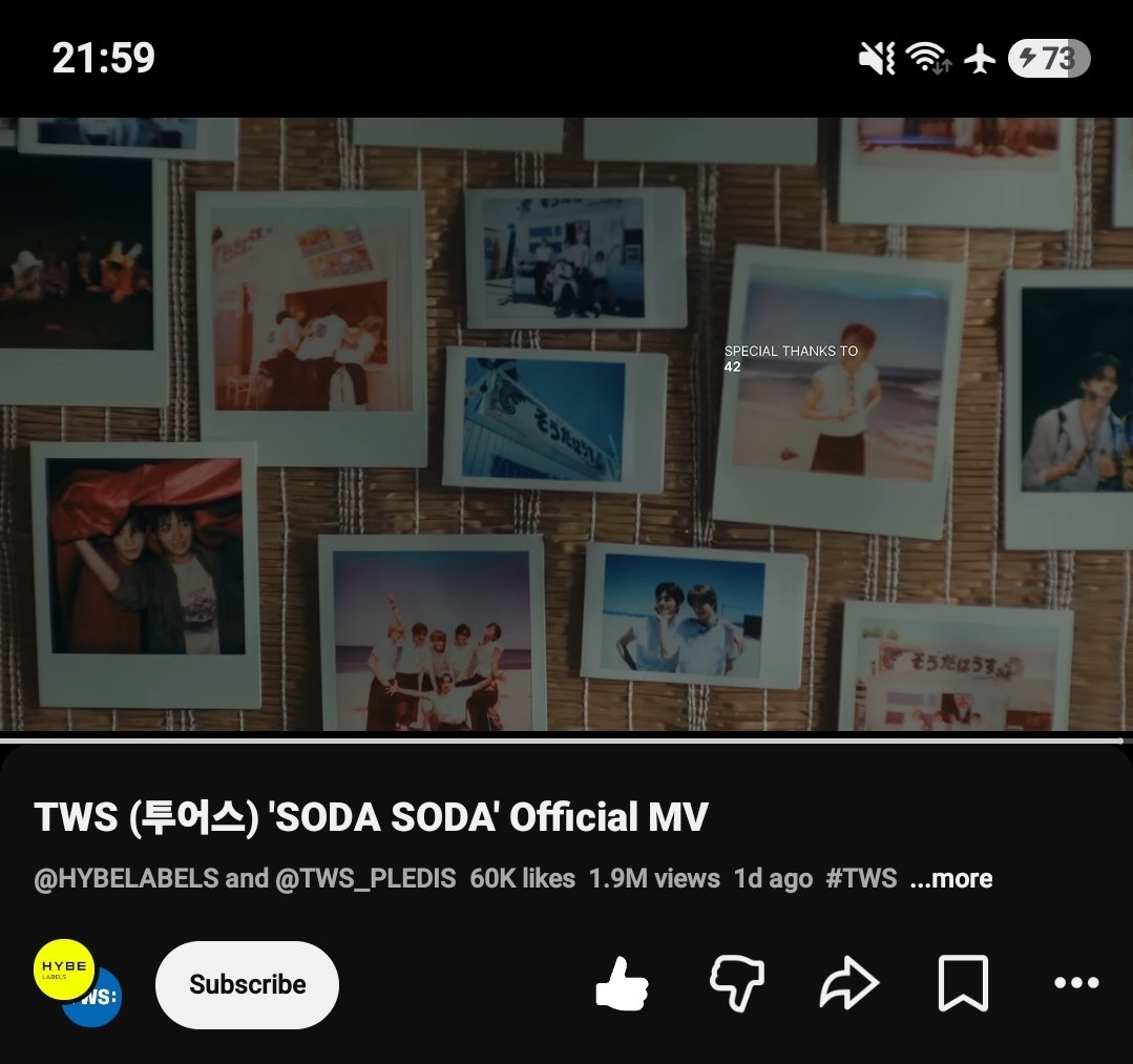 mnihyunh's tweet photo. @TwoUsStory @WeTwoUs Congratulations on your new song release, TWS! May it touch hearts, top charts, and play on repeat in the lives of many. Here's to music that moves the world! @kimdchoon

SODA SODA OUT NOW
#SODASODA
#TWSと弾ける夏 https://t.co/TsXjMP0n5C