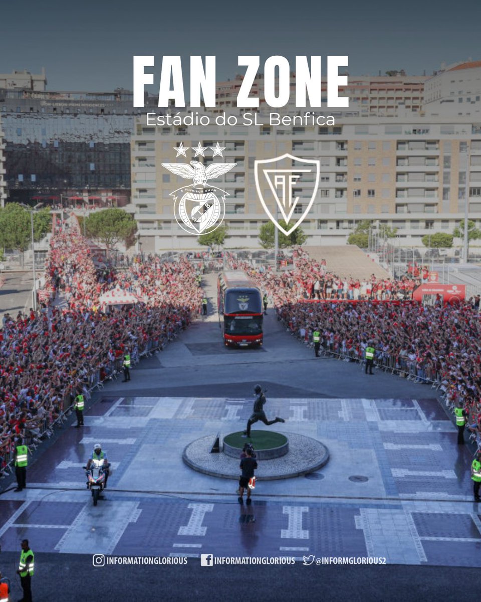 InformGlorious2's tweet photo. Fan Zone no Exterior do Estádio da Luz para o SL Benfica - Académico de Viseu FC. https://t.co/8VrV1QBTeo https://t.co/HAUqhlcUTC