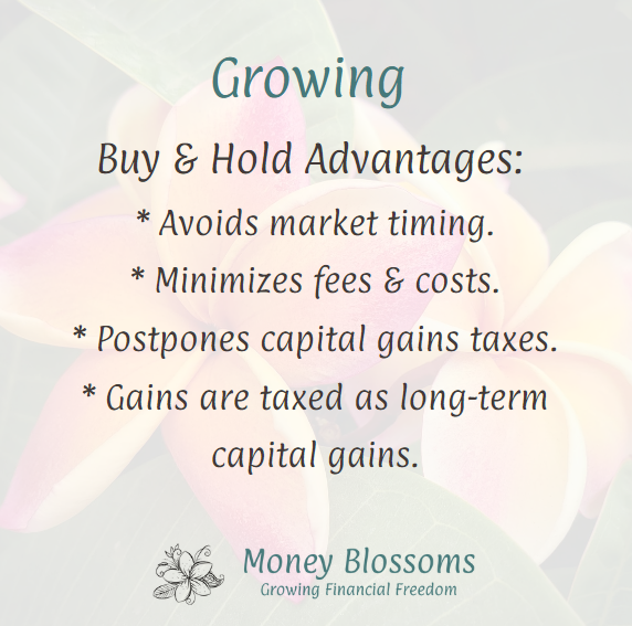 LissaPiper's tweet photo. There are many advantages to a buy &amp; hold investment strategy,
whether in retirement or taxable investment accounts.
One of the greatest is being able to ignore the anxiety producing financial media hype.

#InvestingForWomen #PersonalFinanceForWomen #WomenAndMoney #MoneyBlossoms https://t.co/S964IEcLps