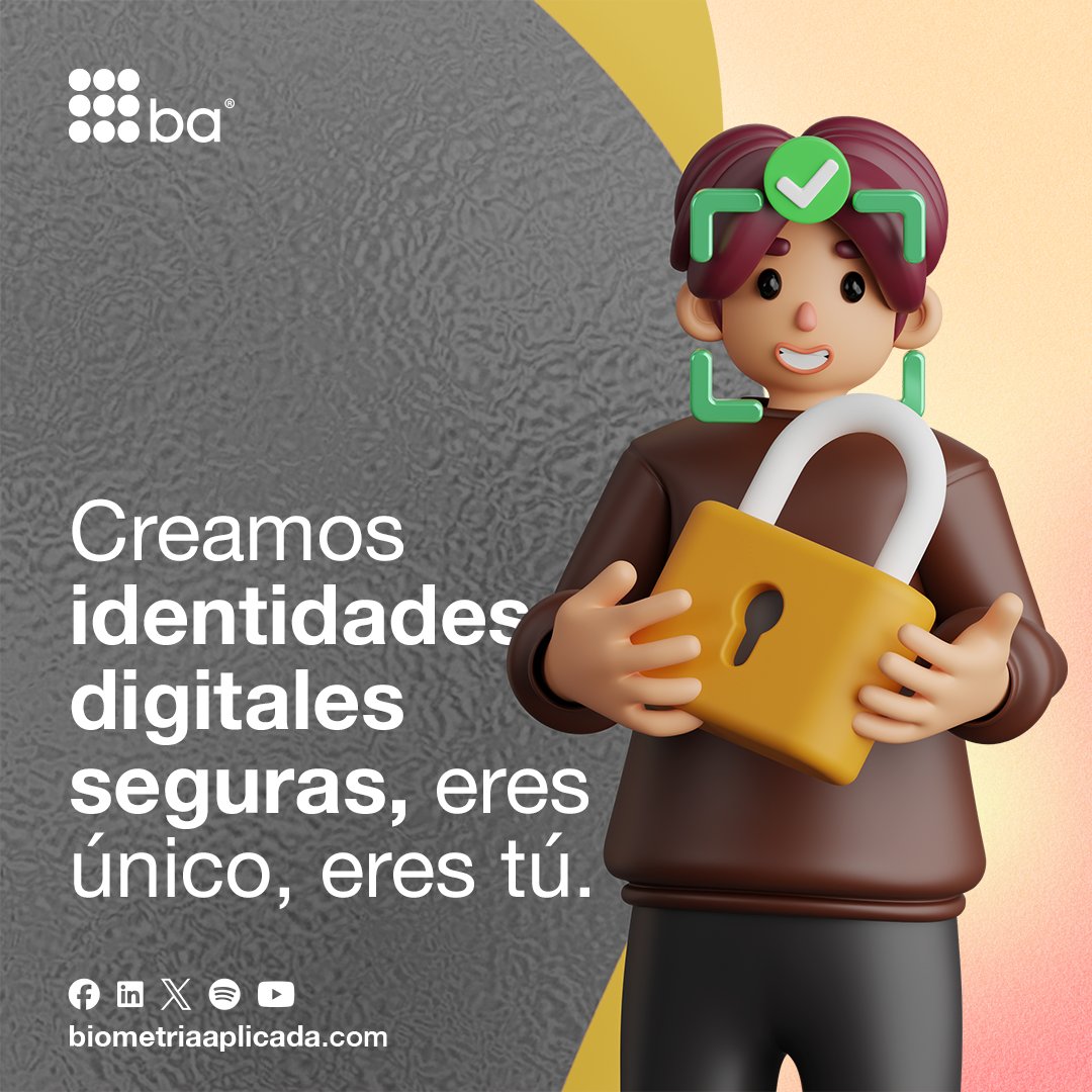 Bioap's tweet photo. En Biometría Aplicada desarrollamos tecnología pensando en lo que viene: onboarding digital, autenticación biométrica, validación documental y control de asistencia para las organizaciones del mañana. ¿Te unes al cambio?

#IdentidadDigital #Biometría #IA #TransformaciónDigital https://t.co/ZLJmx7bTUv