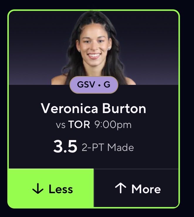 VenomPropz's tweet photo. ☢️WNBA POTD☢️

Record 23-5

SHE HAS ONLY GONE OVER 22% OF GAMES THIS SEASON AND HAS NOT CLEARED H2H https://t.co/O7ROMO02up