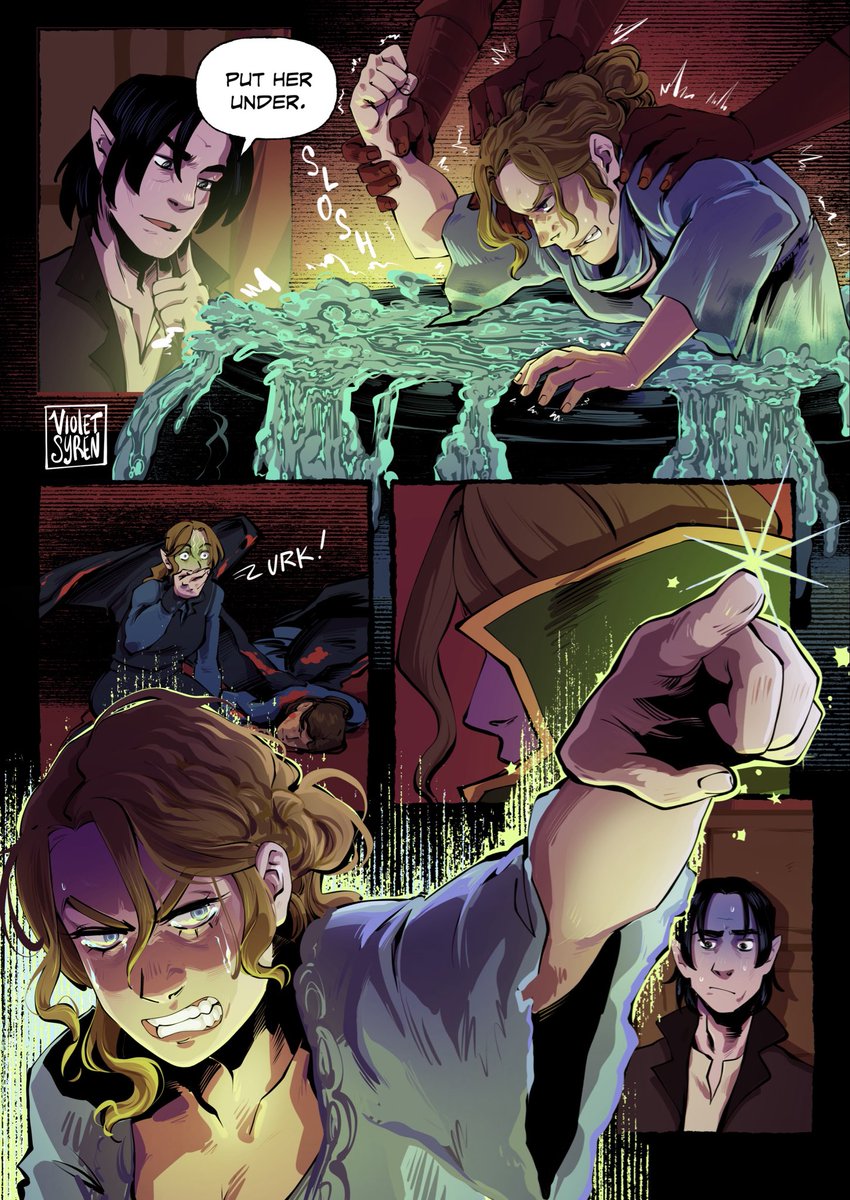 KaitlynLeeds's tweet photo. Nesta and Elain are thrown into the cauldron pt1. https://t.co/ThOVtlbVRh