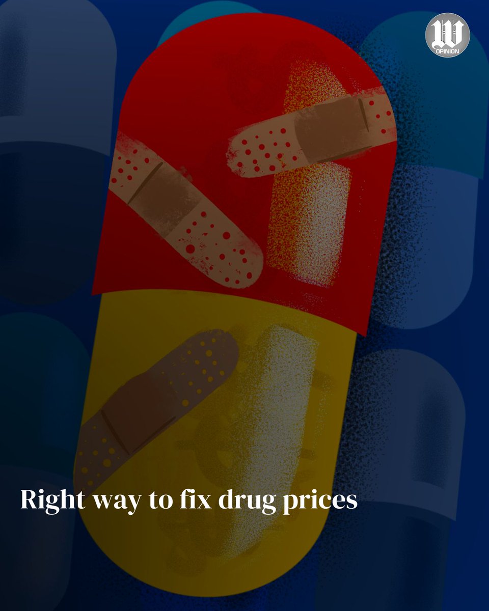 WashTimesOpEd's tweet photo. “Importing foreign reference prices does not level the playing field. It lowers the floor for everyone, including patients in allied countries who eventually benefit from drugs discovered and developed here,” @Jkal1985 explains. https://t.co/7JWBJC8idu