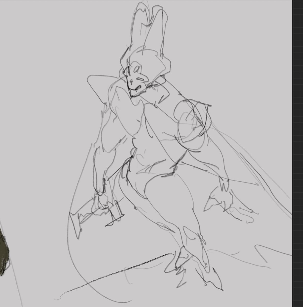 DepresssoExpo's tweet photo. Xivu sketches from last night 
#Destiny2 #Destiny2Art https://t.co/wZ0RykzY7L