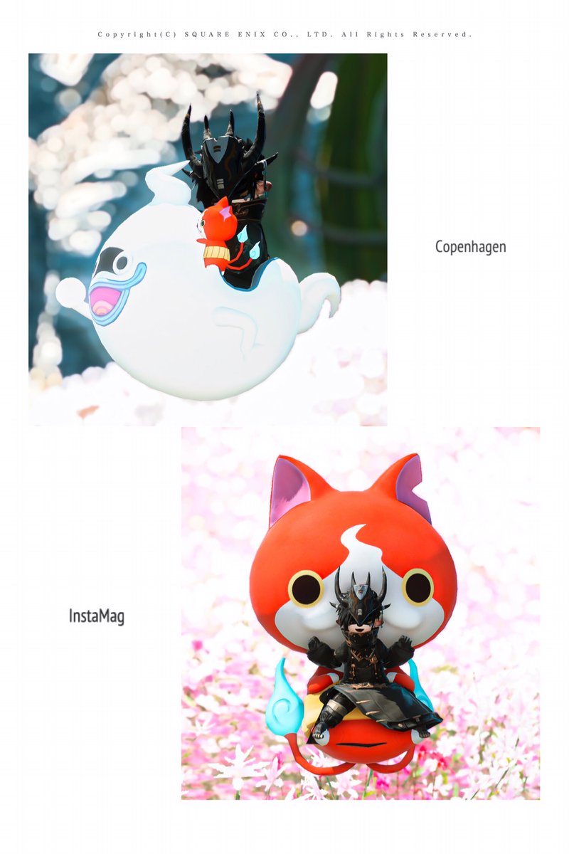 ff14_FUJI's tweet photo. 妖怪ウォッチコラボ再演ということで（？） https://t.co/YRcEZePmNd