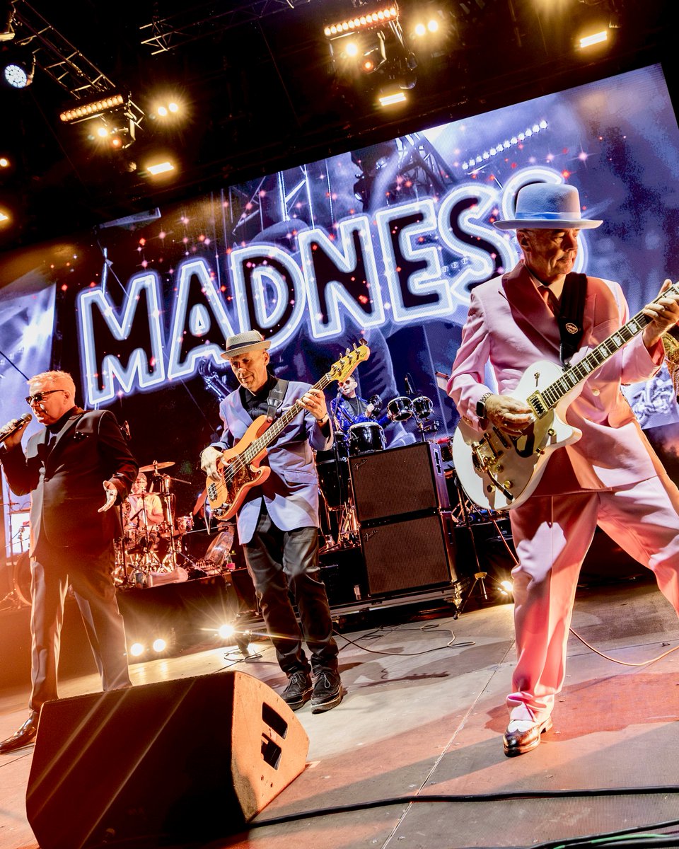 MadnessNews's tweet photo. Some cracking photos from Friday night at MADROPHENIA Brighton
The Hit Parade summer tour continues 😎

Sat 8 Aug - Lakefest, Ledbury
Sun 9 Aug - Canterbury Live, Canterbury
Thu 13 Aug - Royal Windsor Racecourse, Windsor
Fri 14 Aug - Boomtown, Devon https://t.co/MYhlI9GRvI