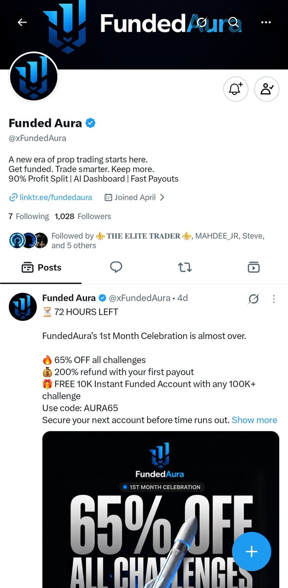 carltemples's tweet photo. @MAHDEE_FX @xFundedAura @Msteve012 All processes completed.✅ 

It has been my dream to own a @xFundedAura account.

@MAHDEE_FX I have been a follower since! Thanks for all you do, even this opportunity. Hope I win this one.

@bestcrypto09 @BilalAhmed2214 @heis_fxraiden https://t.co/UBbgnaxGWy