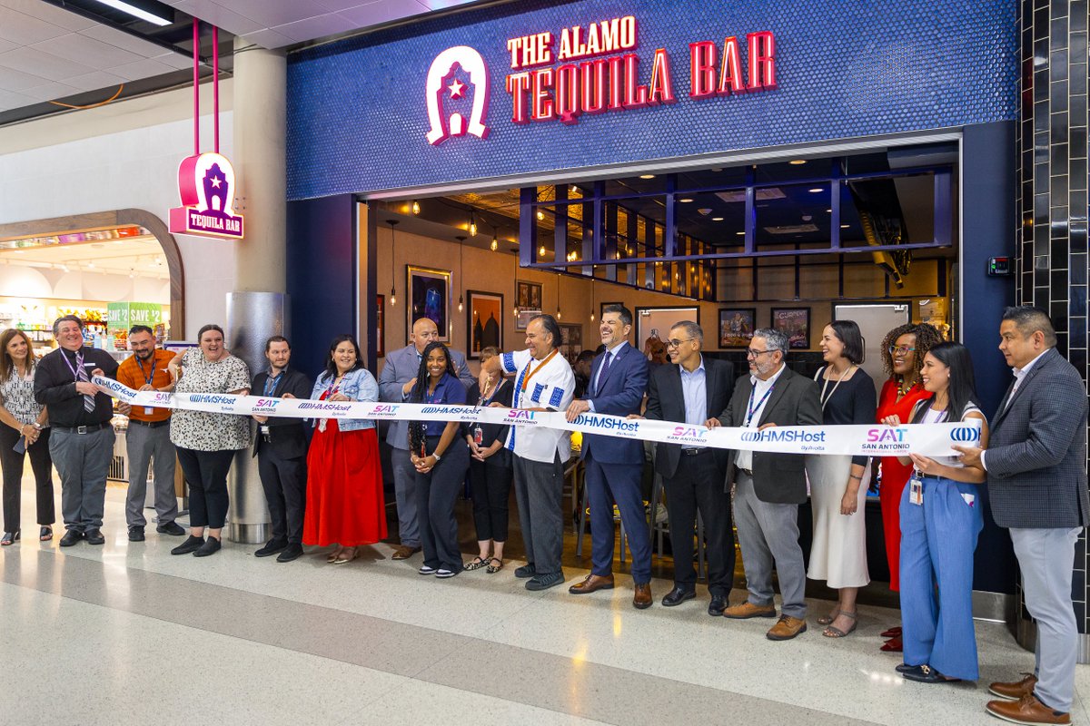 SATairport's tweet photo. The dining lineup at SAT keeps growing! ✈️🍹🥢 Alamo Tequila Bar and @PandaExpress are officially open in Terminal A and ready to serve you on your travels!

With even more dining options now available, SAT is making every trip a little more delicious! Which will you try first? https://t.co/z98D5A771V