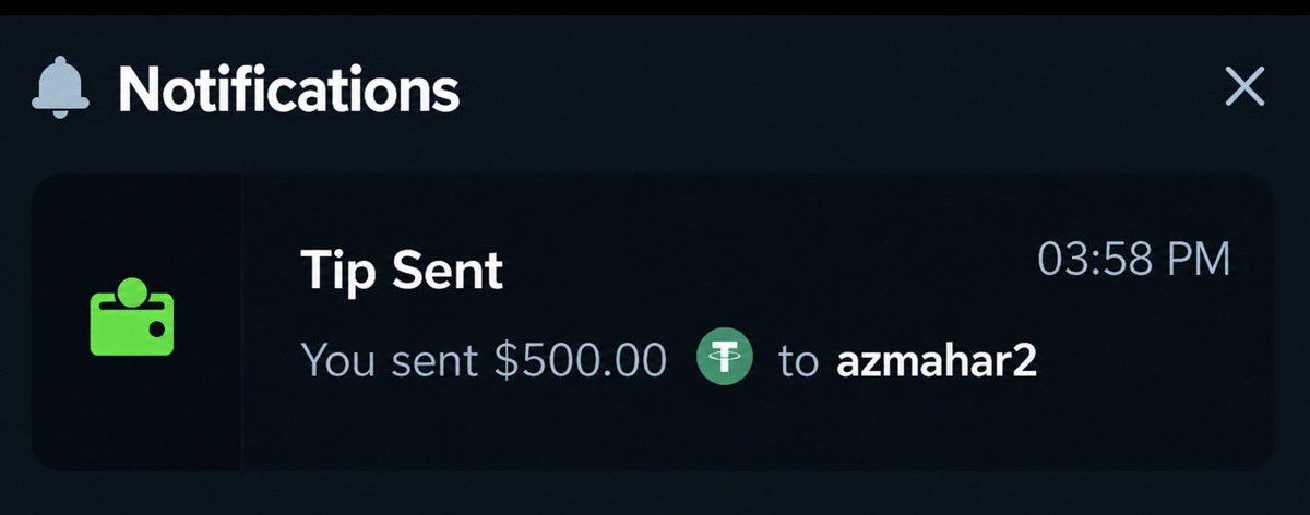 6az___'s tweet photo. Hi guys , I sent $500 tip to lucky followers 🔥. Congratulations 🥳 

Next will be you 🔥

RT https://t.co/31pDVkrU5N