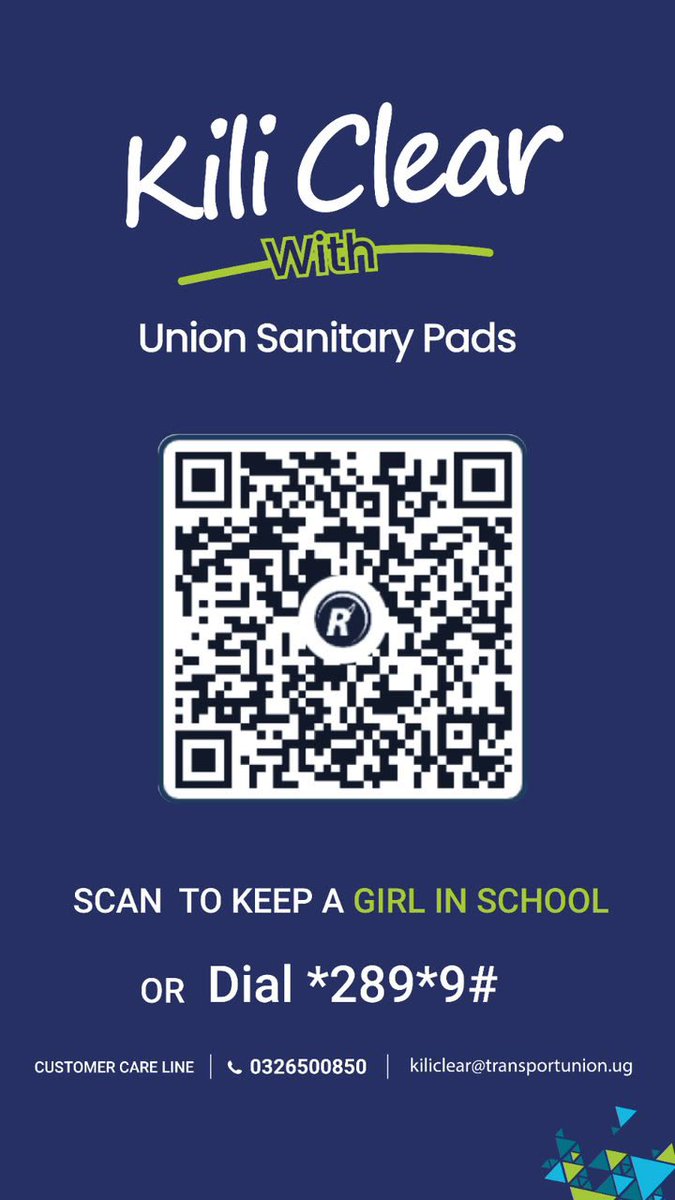 CarolPrim3's tweet photo. Today’s Reminder, we are donating 20k for pads to keep girls in school. Simply scan the QR code  or dial *289*9# 😌 https://t.co/lsEaUxxMZk