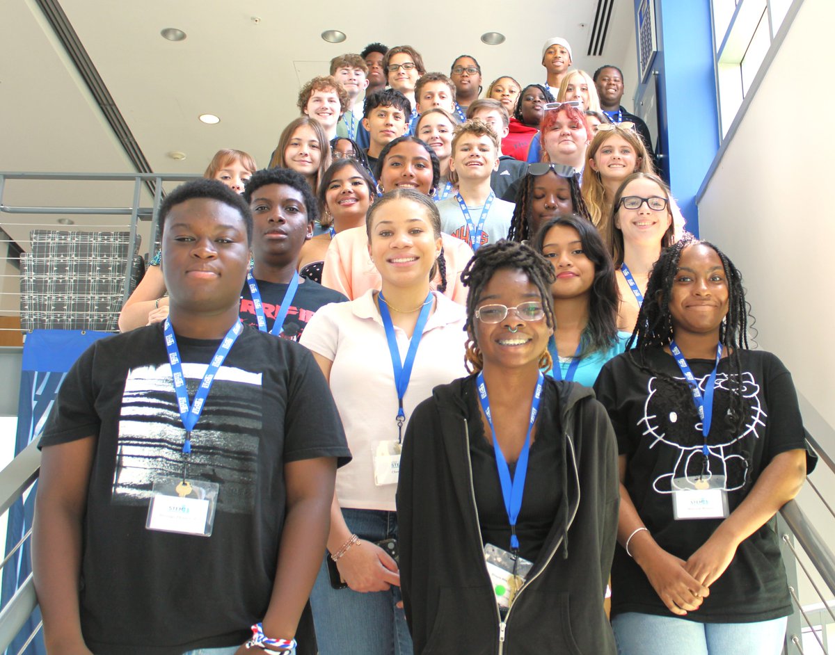stepup_NCSSM's tweet photo. Earlier in July, Step Up to STEM visited Elizabeth City State University where two cohorts of students were welcomed for a week of classes and enrichment activities! https://t.co/QUkdKuHe1S