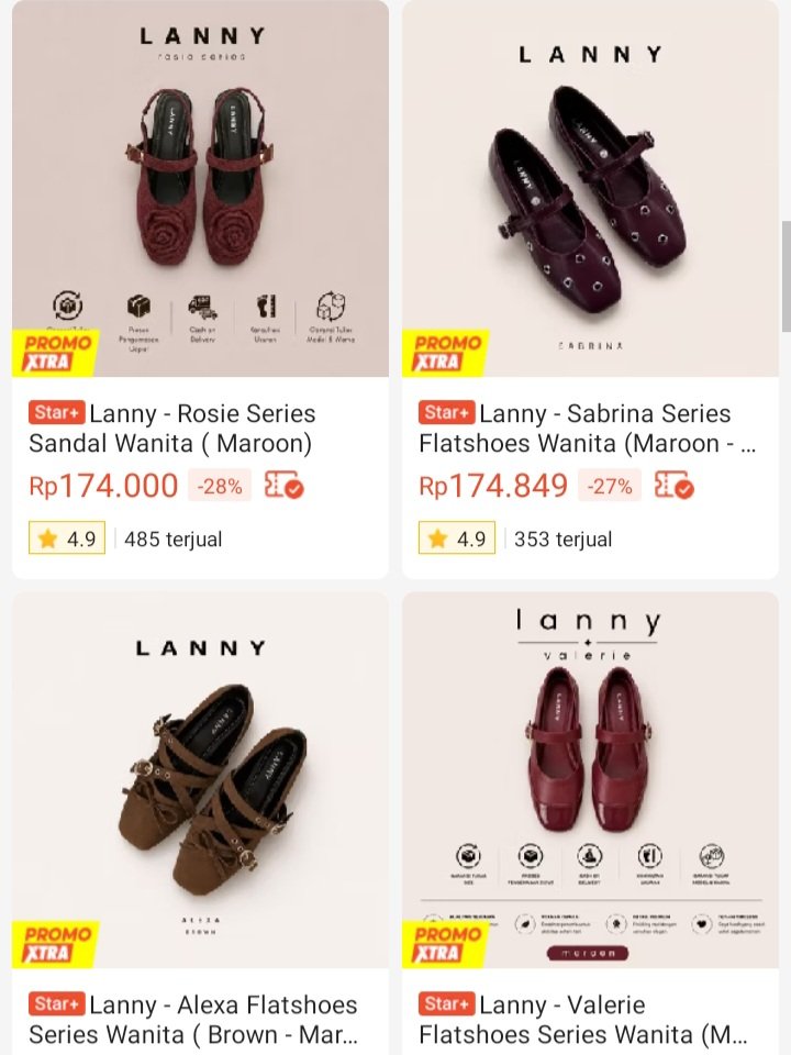 clasarv's tweet photo. ✨️SANDAL, SLIPPERS, SEPATU LANNY✨️

Kalo kalian lagi nyari flatshoes, sepatu sandal, slippers, atau sandal biasa dengan model yg cantik dan harga affordable, buruan deh cek brand Lanny ini guyss 👇🏻👇🏻👇🏻 https://t.co/bFzL74oEDz