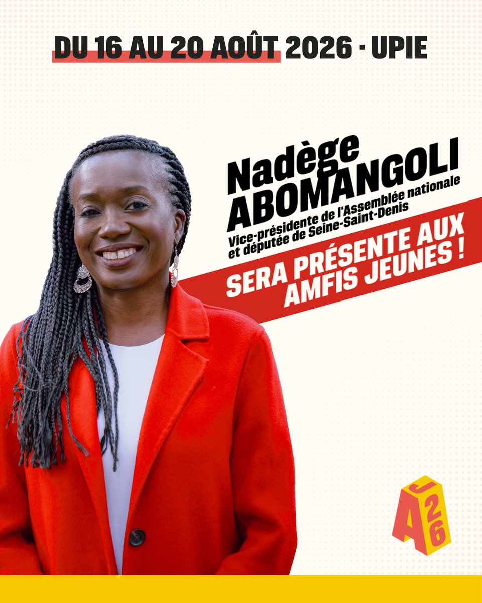 InsoumisJeunes's tweet photo. Les #AMFISJeunes 2026 arrivent à grands pas ! 

Voici nos premier·ères invité·es exceptionnel·les : @JLMelenchon, @MathildePanot, @mbompard, @abomangoli et @LouisBoyard !🔥 https://t.co/SwTjUfBPDH