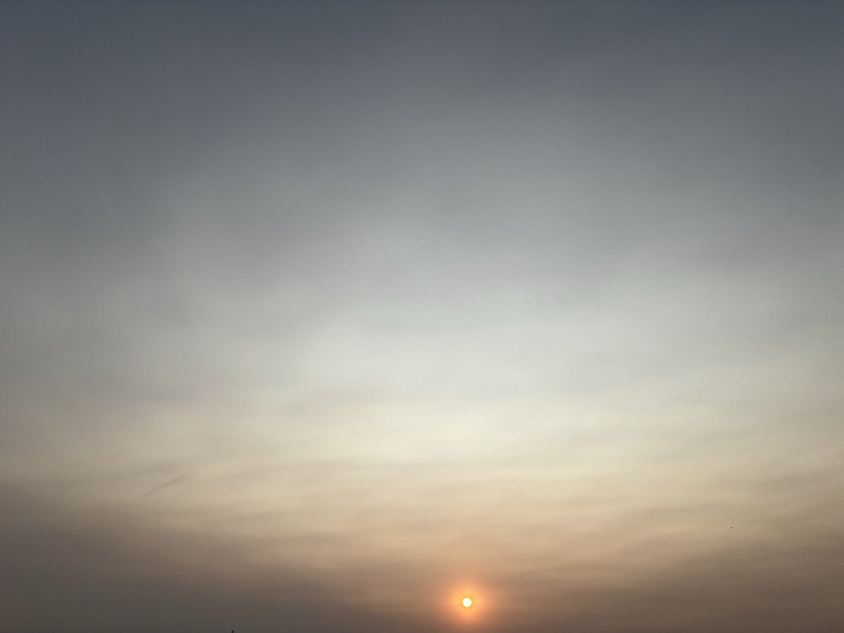 underachieverme's tweet photo. Looks ozone actiony today. Birds are not singing. https://t.co/I07CWLP8Kt