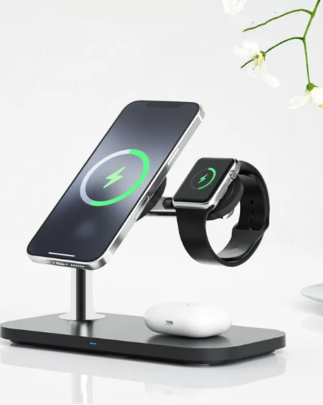 JosCrcelesskw's tweet photo. Cargador inalámbrico magnético 3 en 1: carga tu móvil, reloj y auriculares al mismo tiempo de forma rápida, cómoda y sin cables.
https://t.co/KMfC6tLC36 https://t.co/rSYAas8fAl