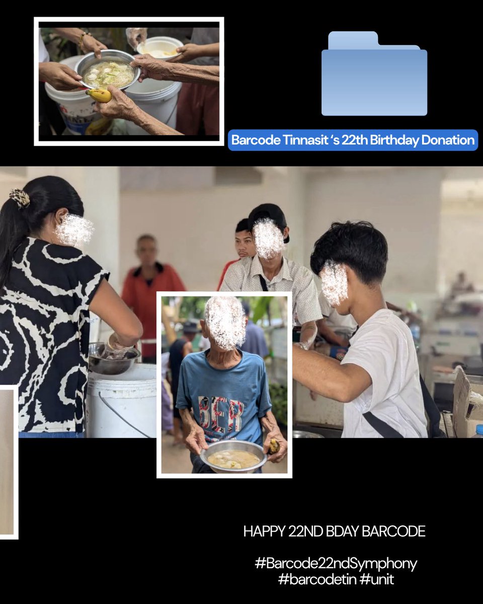 Barcodetinmm's tweet photo. A little donation of kindness and happiness to celebrate our beloved Barcode Tinnasit's birthday. We hope Barcode lives forever and enjoys the benefits of good health and happiness.
HAPPY 22ND BDAY BARCODE
#Barcode22ndSymphony @BarcodeTin @BarcodetinOFC https://t.co/9tQLOv96eZ
