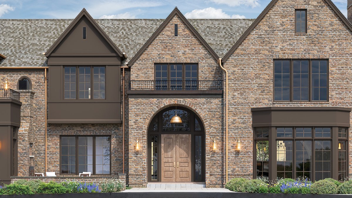 bkvirtualhomes's tweet photo. For this modern English country manor, BKV Design created the home design, the landscape design, and detailed interior elevations throughout the entire home. 

#CustomHomeDesign #ModernEnglishHome #LuxuryHomeDesign #LandscapeDesign https://t.co/HDFNZkoOux