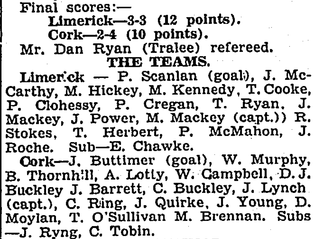LimerickFanPage's tweet photo. ON THIS DAY: 86 years ago
Limerick defeated Cork in the Munster hurling final replay at Thurles Sportsfield on August 4th, 1940.
@officialgaa @CrokePark https://t.co/Rlm4i0dKTR