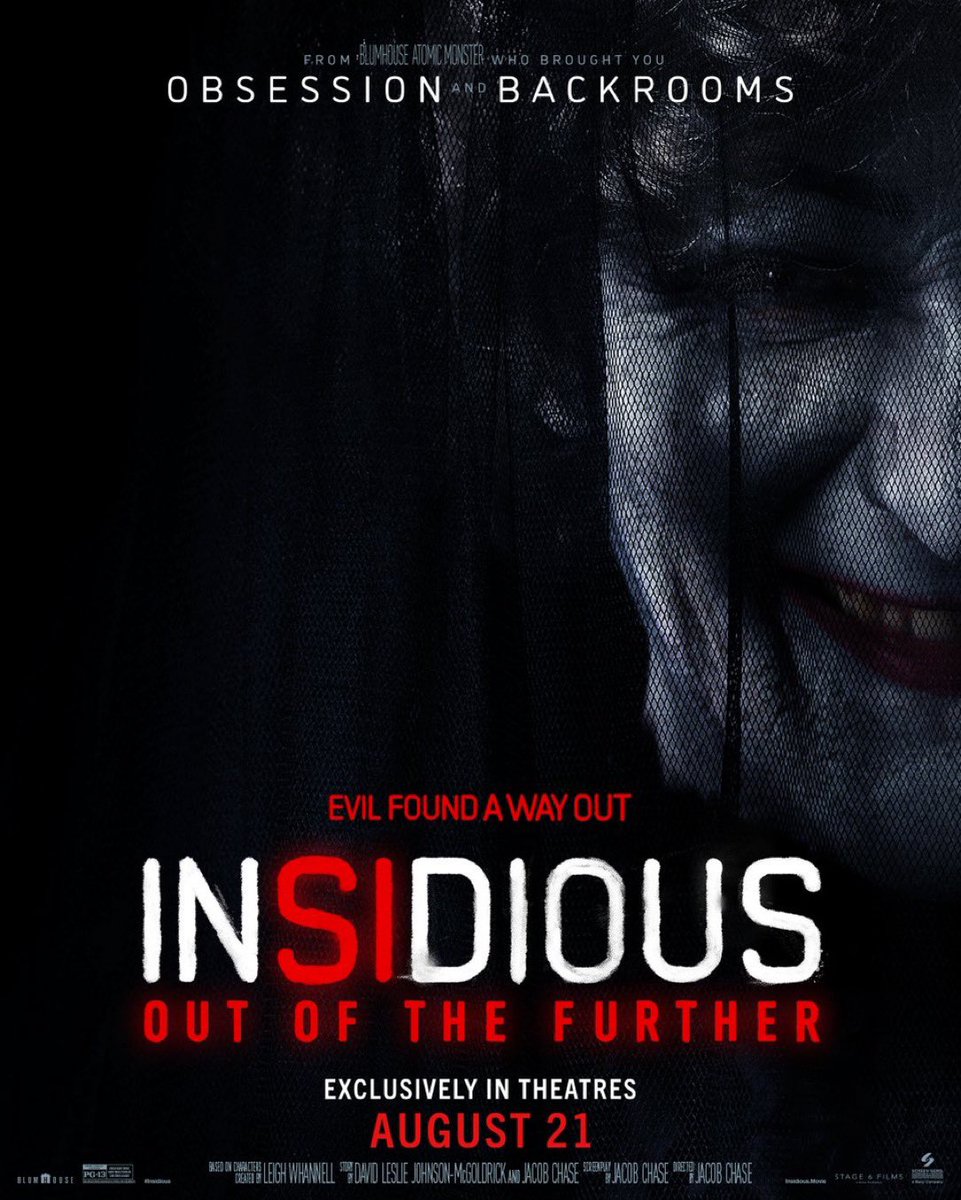 mkottick's tweet photo. New Character Poster : Sony’s #ScreenGems & partner #Blumhouse/#AtomicMonster presents #InsidiousOutOfTheFurther - coming to theaters August 21, 2026 #Sony https://t.co/3no5GqvYa6
