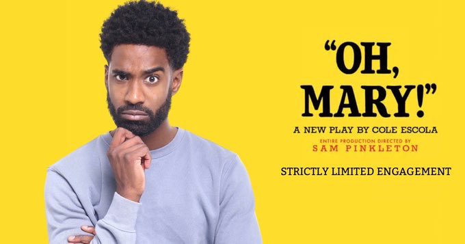BwayBeatNews's tweet photo. Local Man Starting to Suspect OH, MARY! Broadway Engagement Not Actually Strictly Limited https://t.co/50zVM8kOVt https://t.co/2ZCQR6i15u
