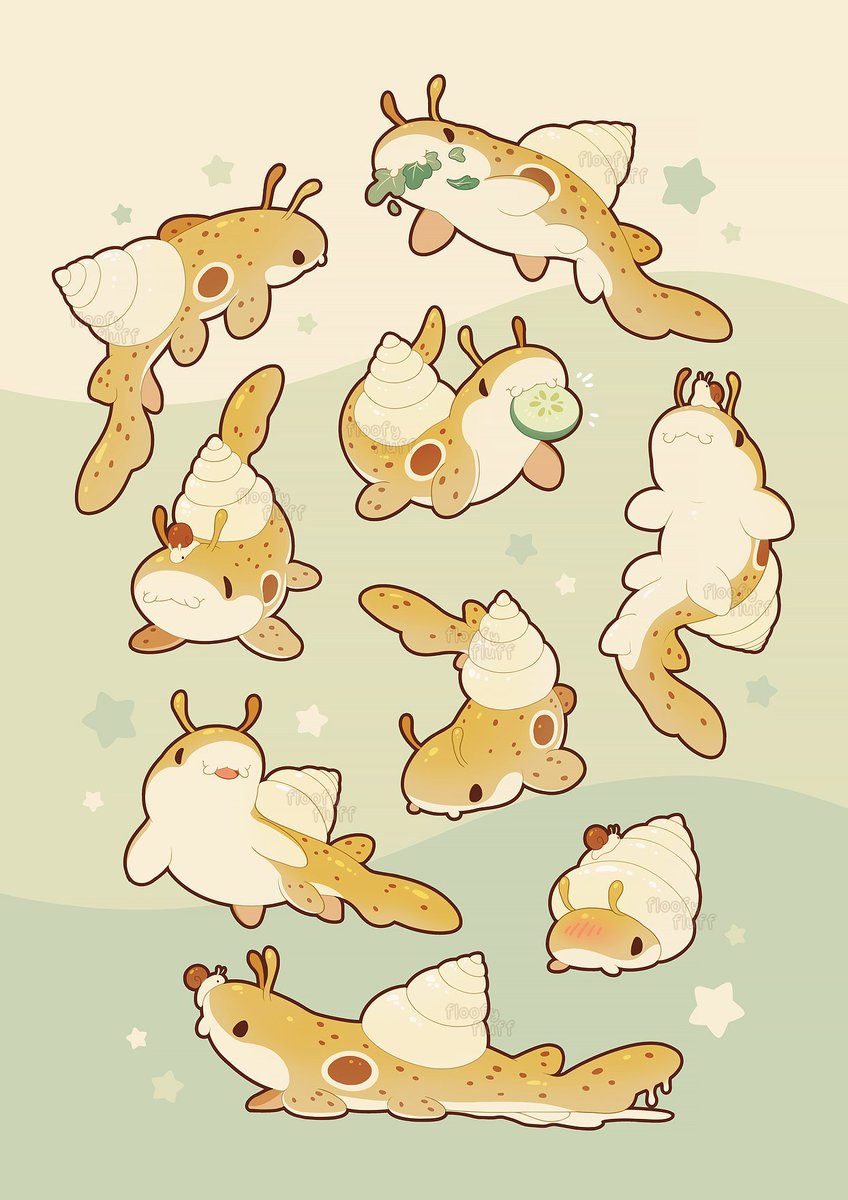 floofyfluff's tweet photo. Snail sharks 🐌🦈 shnails, snarks...?! https://t.co/y0wWfz9cud