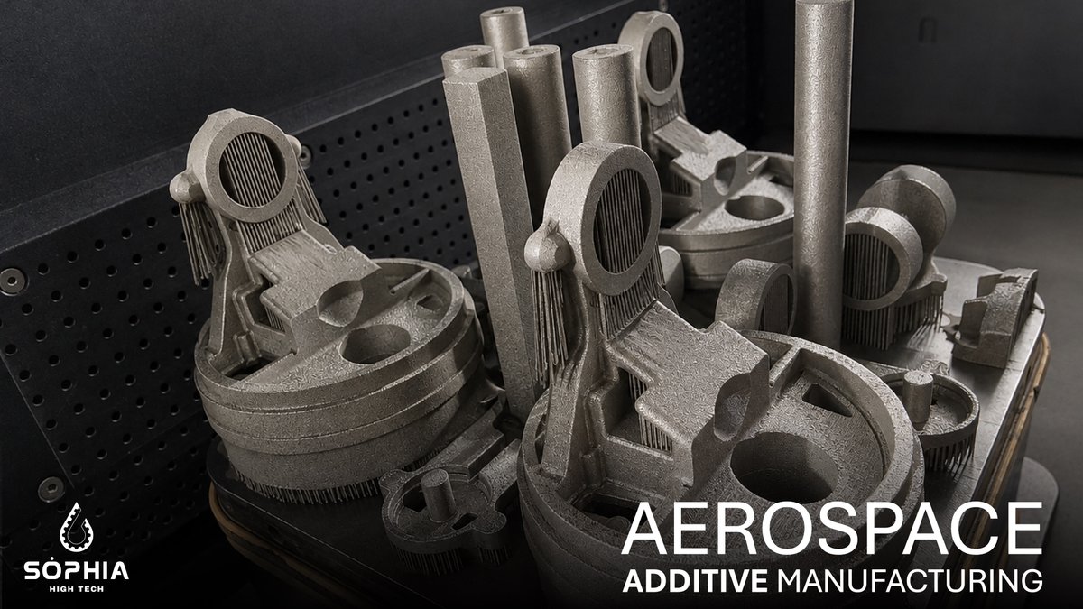 SophiaHighTech's tweet photo. #Aerospace parts, in #additivemanufacturing , ready for next phase: #cnc #machining 

#sophiahightech #space #propulsion #team #manufacturing #defense #military #engineering #3dprinting #madeinitaly #innovation #3dprint #spacemission #spaceindustry #satellite #spacetech https://t.co/CaPX05hAfa