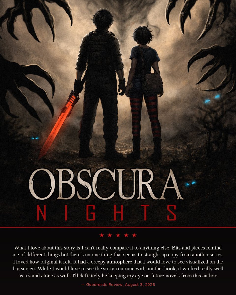 InfernalMoosePb's tweet photo. Happy Release Day!
OBSCURA NIGHTS by Warren Wynn available on Amazon now!

In a city overrun by shadow, mercy is the ultimate betrayal. 

OBSCURA NIGHTS by Warren Wynn. 
A new kind of YA sci-fi. https://t.co/U7kIsBZSAN